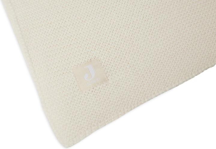 Actual product image Jollein - Deken Ledikant 100x150cm Basic Knit - Dekentje Baby - Ivory (100 x 150 cm)