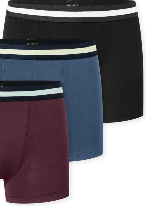 Blau-geringelt, Gelb-Blau, Grün