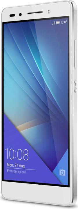 Actual product image Honor 7 (16 GB, Silver, 5.20", Hybrid Dual SIM, 20 Mpx, 4G)