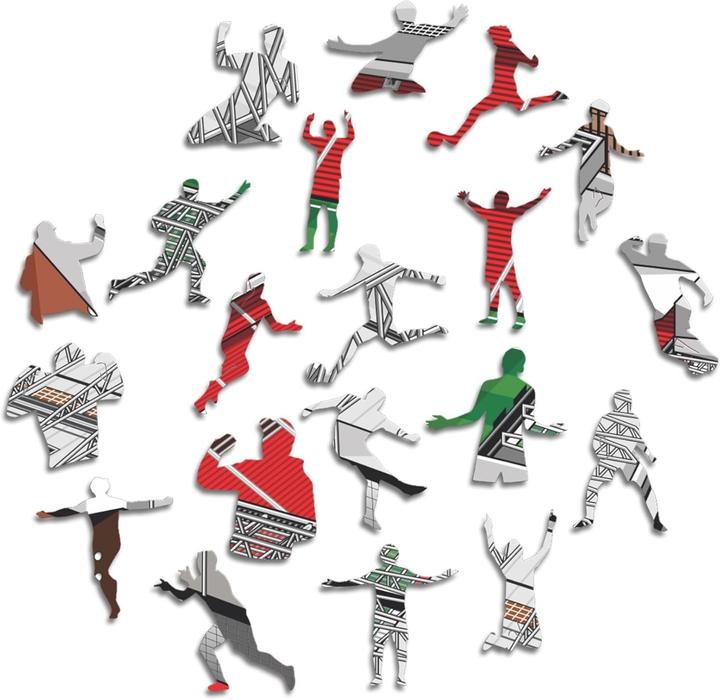 Actual product image Iconic Liverpool FC - Anfield Stadium - Wooden Puzzle Size L (500 pieces) (500 pieces)