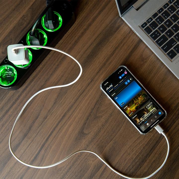 Produktbild Shelly Power Strip 4 Gen4 (4x, CEE 7/3, 1.50 m)