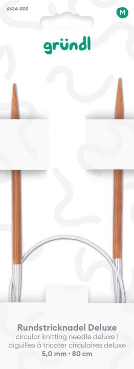 Actual product image Gründl Deluxe Rundstricknadel, 80 cm
