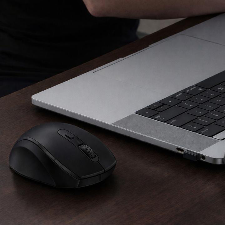 Actual product image Yesido - Wireless Mouse (KB45) - 2.4G Connection, 800-2400DPI, Low Noise - Black (Wireless)