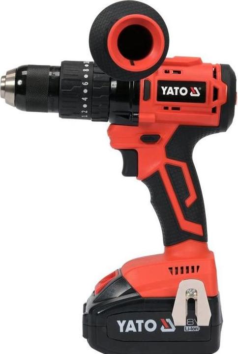 Produktbild Yato WIERTARKO-WKRĘTARKA UDAROWA 18V LI-ION 82790 / 1x3,0Ah 75Nm / SILNIK BEZSZCZOTKOWY (Schlagbohrschrauber)