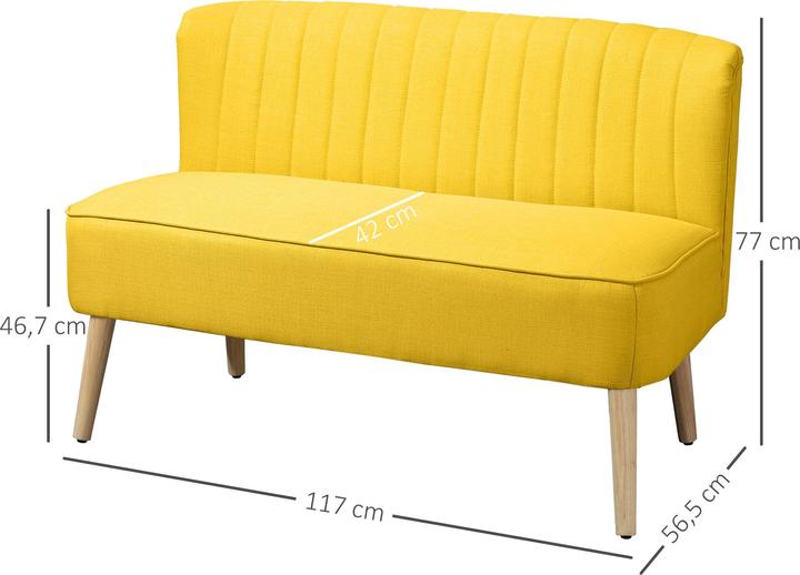 Immagine prodotto Homcom Divano per 2 persone (2 posti)