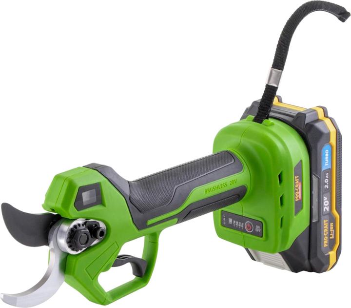 Immagine prodotto Procraft ES32Li Cesoie per rami a batteria 20 V Brushless + 1x batteria 2,0 Ah + caricabatteria +