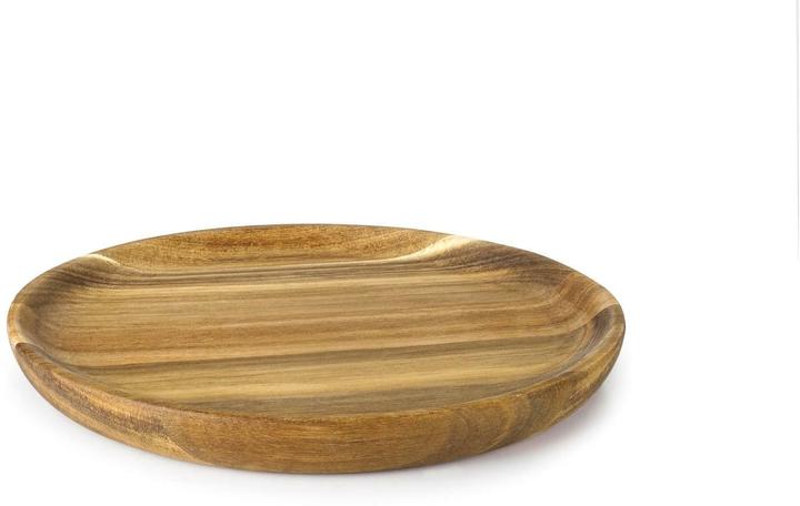 Actual product image Ibili Holzteller Madera 28 cm Vielseitiger Teller, perfekt für Salate und Hauptgerichte (1 x, 28 cm)