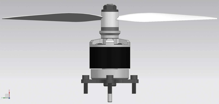 Actual product image Planet-Hobby Joker 2830-7 V3 1500 KV Brushless Motor