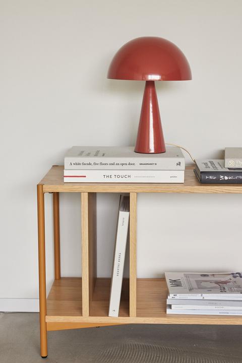 Image du produit Hübsch Mush Tischlampe Mini Rot (E14)
