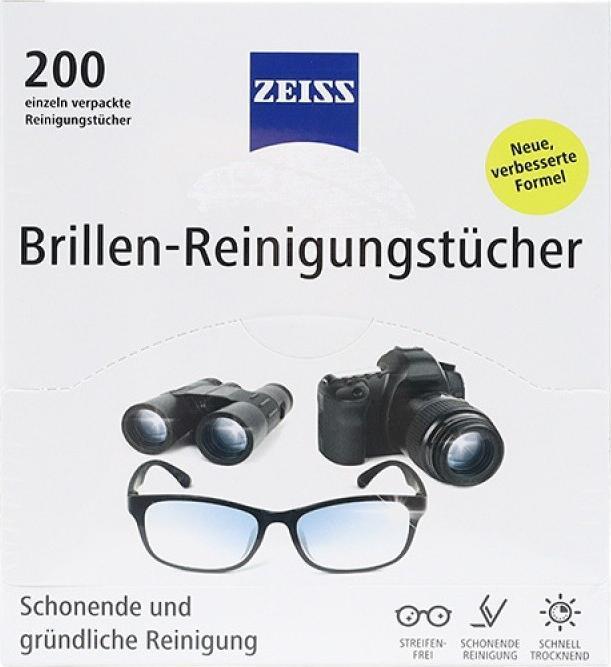 Zeiss Reinigungstücher für Gläser und Vitrinen 200 Stk.