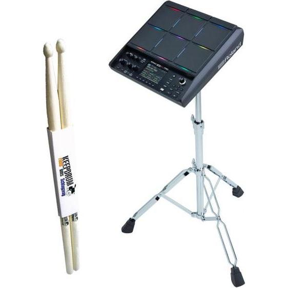 Roland SPD-SX PRO Sampling Pad mit Ständer mit Sticks, Zubehör Instrumente