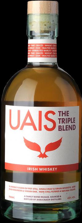 Actual product image Ahascragh Distillery Uais Triple Blend Irish Whiskey (Irish whiskey)