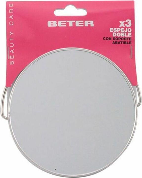 Actual product image Beter ESPEJO metálico doble x3 con soporte abatible 12,2 cm 1 pz