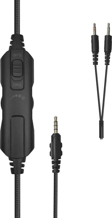 Actual product image White Shark Wired headphones GH-2540 Elephant Black (Cable)