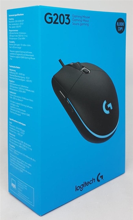 Immagine prodotto Logitech G G203 Prodigy (Cablato)
