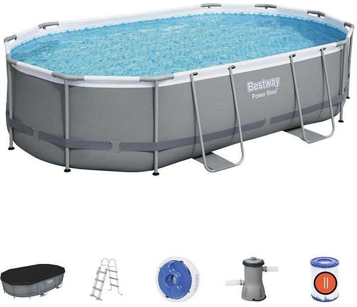 Produktbild Bestway Pool Steel (488 x 305 x 107 cm)