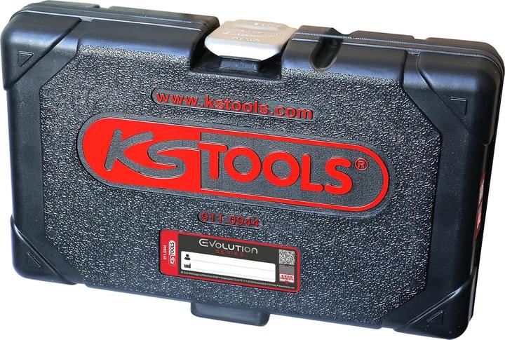 Actual product image KS Tools 1/2" power bit socket set, multi-tooth (XZN®), 9 parts