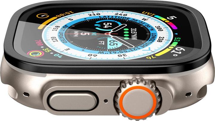 Productafbeelding Spigen ALM Glass.Tr Slim Pro Apple Watch Ultra (49 mm) Zwart AGL06163