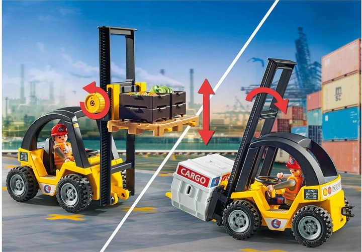 Immagine prodotto Playmobil Carrello elevatore con carico (71528, Playmobil La mia vita)