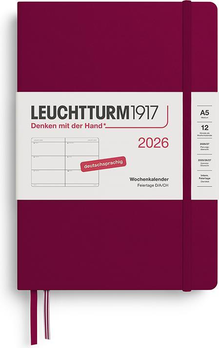 Leuchtturm1917 Leuchtturm 1w/2s Medium Hc Portred (A5, Deutsch)