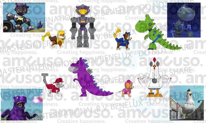 Actual product image Spin Master PAW Hero Pups Core range