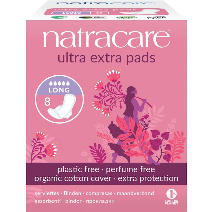 Natracare Ultra Extra (8 x, Damenbinden)