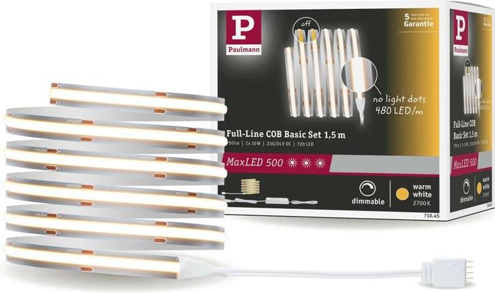 Produktbild Paulmann MaxLED 500 Full-Line COB Stripe Set (Warmweiss, 150 cm, Indoor)