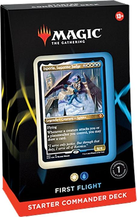 Actual product image Magic the Gathering Evergreen Starter Commander Deck First Flight 2022 - - EN (English, Commander)