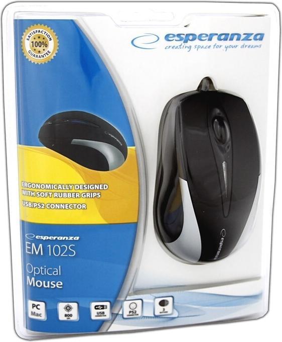 Image du produit Esperanza SIRIUS Mysz Optyczna EM102S USB (Filaire)