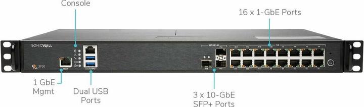 Actual product image SonicWall NSa 2700 SEC UPGR PLUS ESS ED 3Y