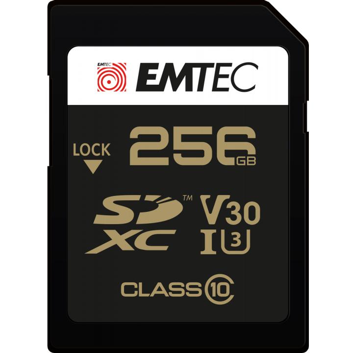 Actual product image Emtec SD 256GB UHS-I U3 SpeedIN (256 GB, SDXC, U3, UHS-I)