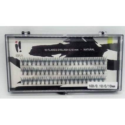 Ibra, Künstliche Wimpern, Tufts Of False Eyelashes 0.10 C-10Mm (Künstliche Wimpern)