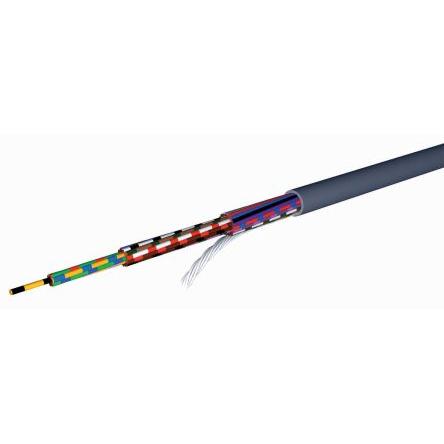 Rs Pro, Kabelleitung, Hiflex-y Unshielded cable 2x0.34mm grey (100 m)