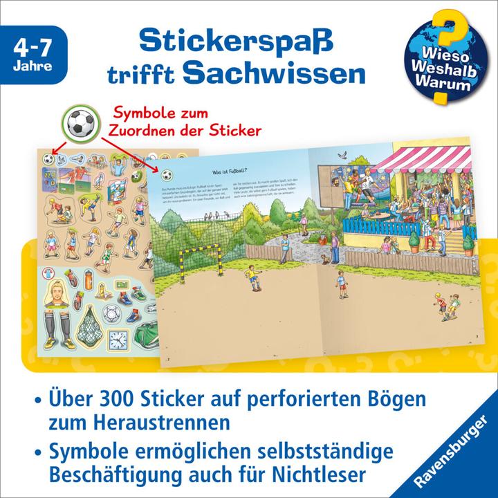 Actual product image Ravensburger Sticker booklet: Football