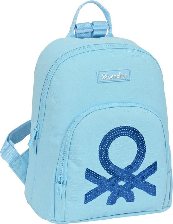 Produktbild Benetton Lässiger Rucksack Sequins Hellblau 13 L