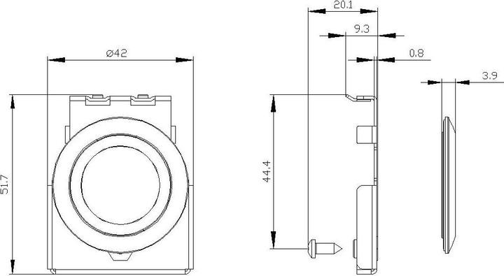 Produktbild Siemens Adapter for 22 mm, in 30.5 hole