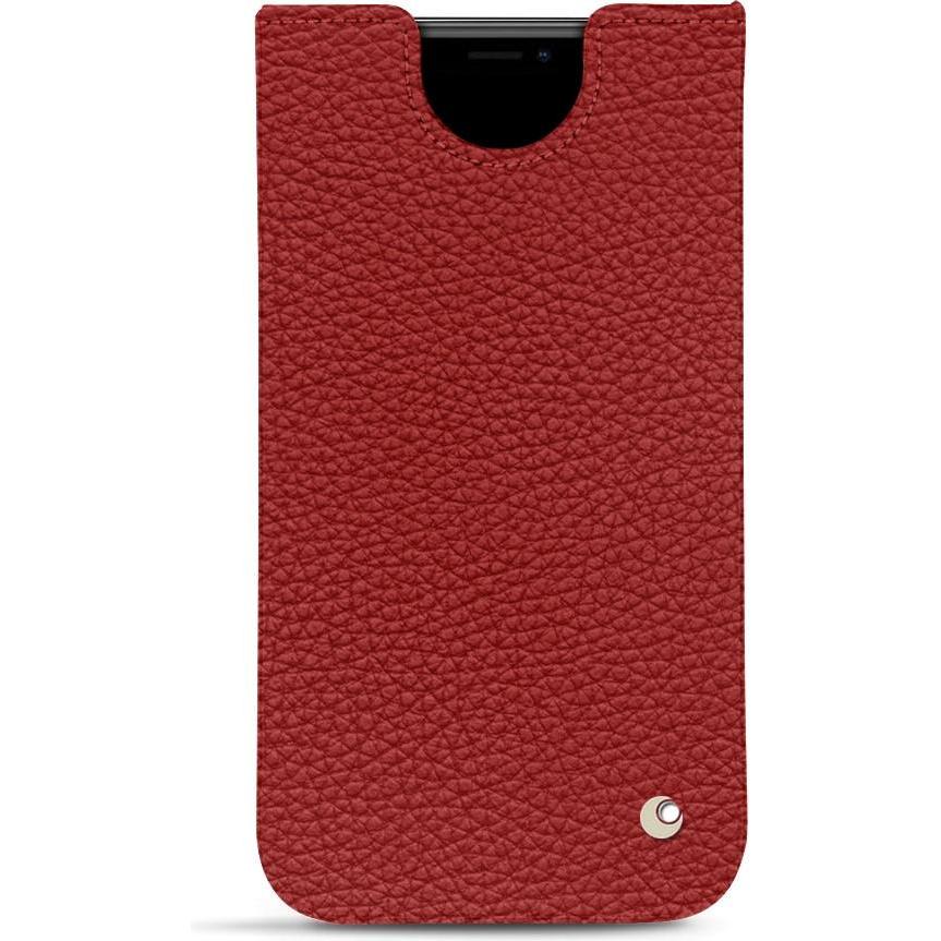 Noreve Lederschutzhülle (Apple iPhone 11 Pro), Smartphone Hülle, Rot