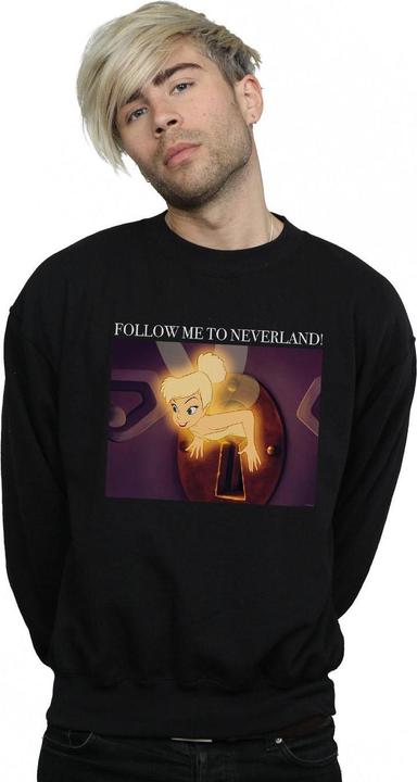 Actual product image Disney Mens Tinker Bell Follow Me Sweatshirt (XXL)