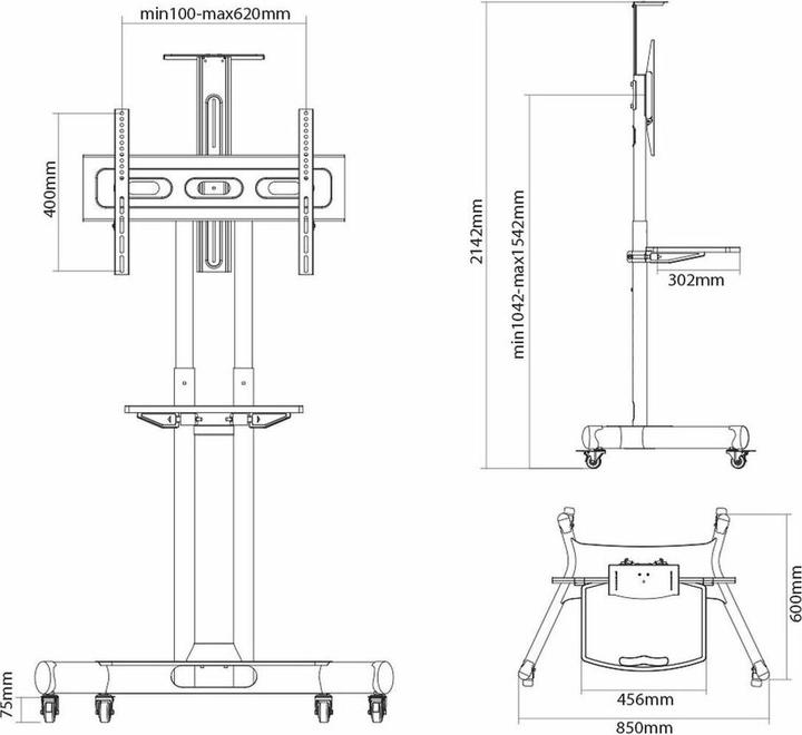 Produktbild Neomounts NM-M1700 (50 kg, 32" - 75")