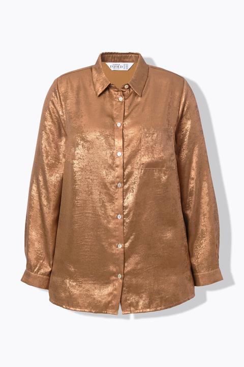 Immagine prodotto Studio Untold Hemdbluse, Boxy Shape, Copper-Coating (42, 44)