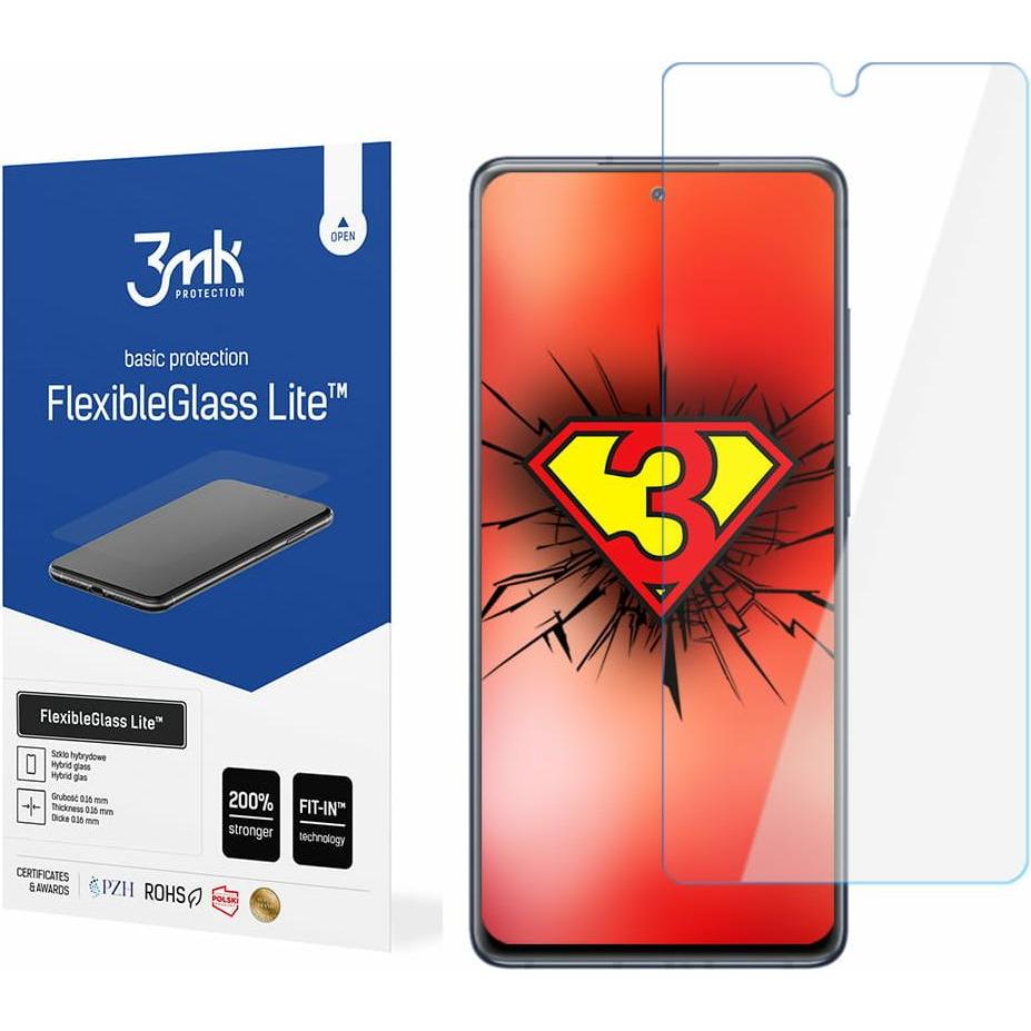 Thumbnail - 3MK hybrid glass Flexible 2.5D Lite for Samsung Galaxy M51 (1 Stück, Samsung Galaxy M51), Smartphone Schutzfolie, Schwar...