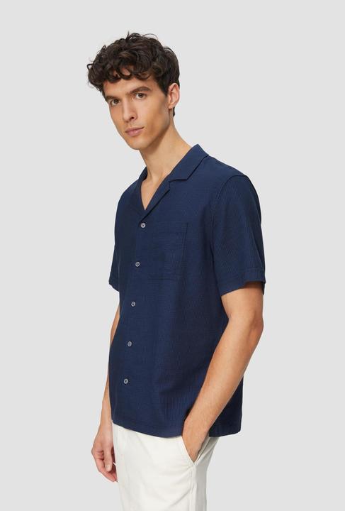 Produktbild S.Oliver Hemd Resort Fit: Strukturiertes Kurzarmhemd aus Leinenmix (L)