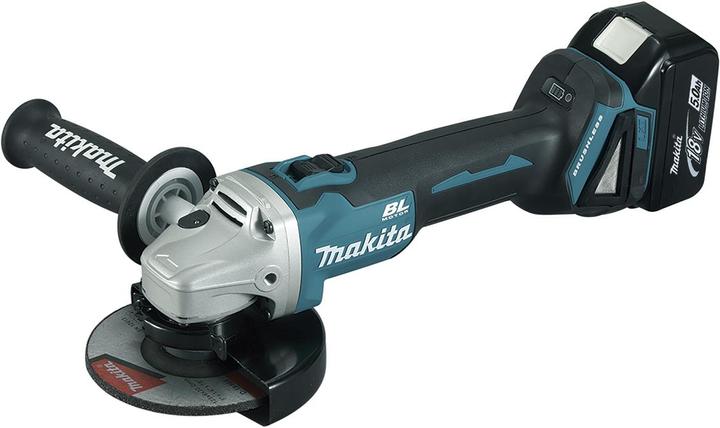 Actual product image Makita DGA504RTJ, 2 batteries (125 mm)