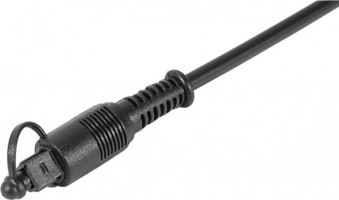 Exertis Connect Toslink Audio Kabel, Toslink St./St., 1,8 m Optisches Lichtleiterkabel für störungsfreie digitale Au (1.80 m, Toslink Kabel)