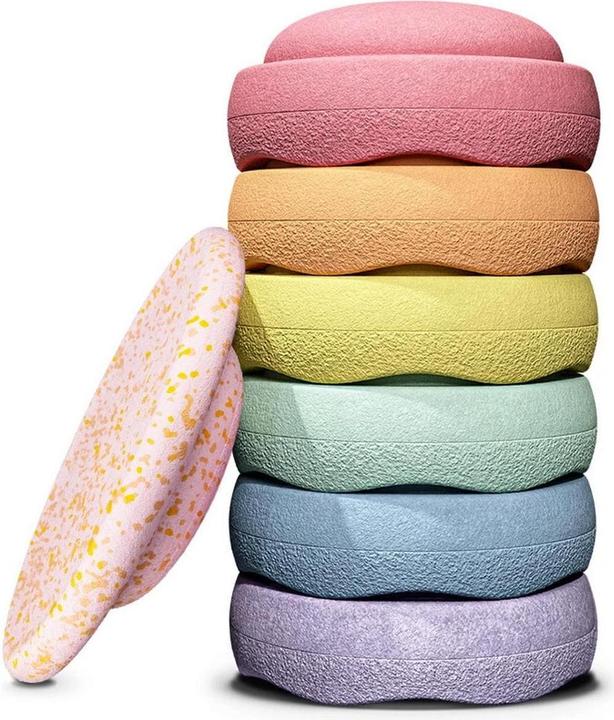 Stapelstein ® Original Spring Special Rainbow Set pastel