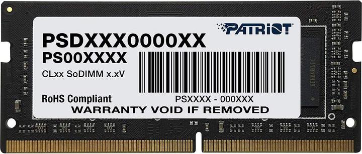 Image du produit Patriot Signature Series DDR4 16GB 2666MHz CL19 SODIMM Single (1 x 16GB, 2666 MHz, RAM DDR4, SO-DIMM)