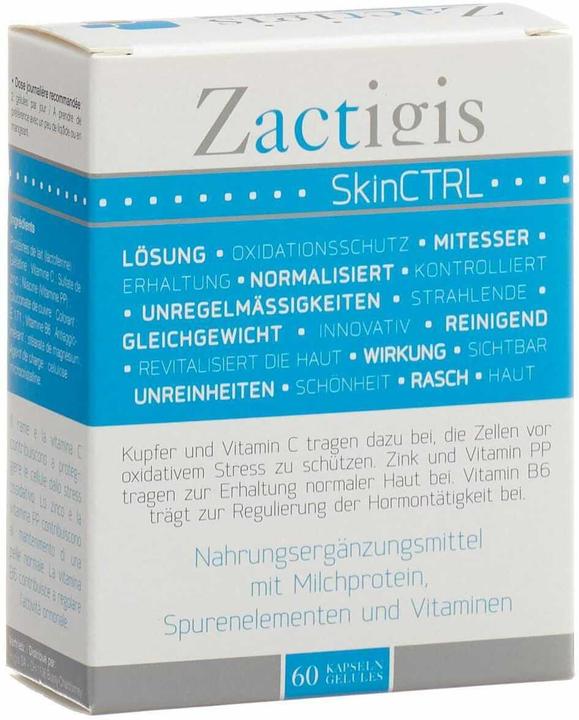 Actual product image Zactigis Skinctrl (60 pcs., Capsules, 55 g)