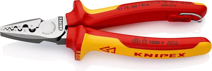 Actual product image Knipex Crimping pliers (184 mm)