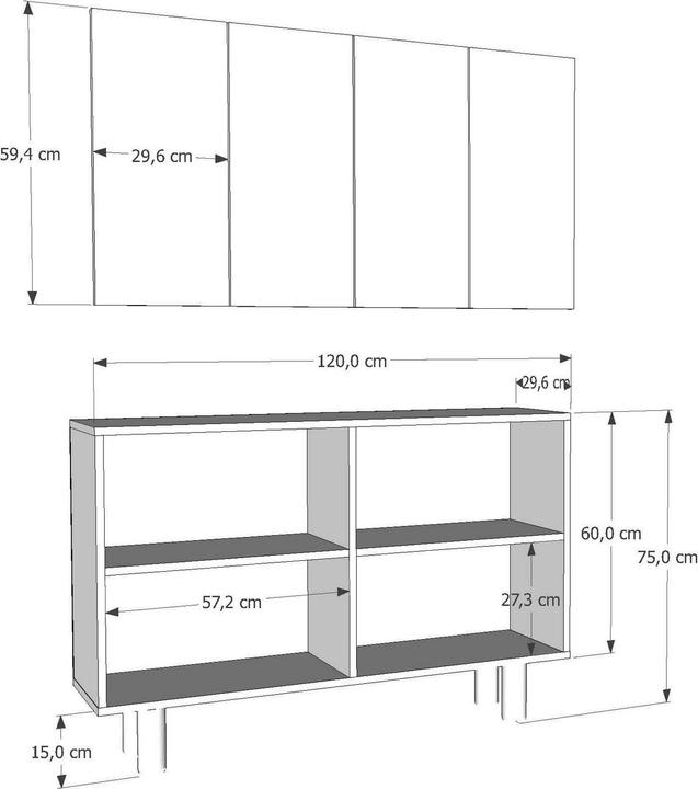 Actual product image Kalune Design Fraud Bohem KM120 Console