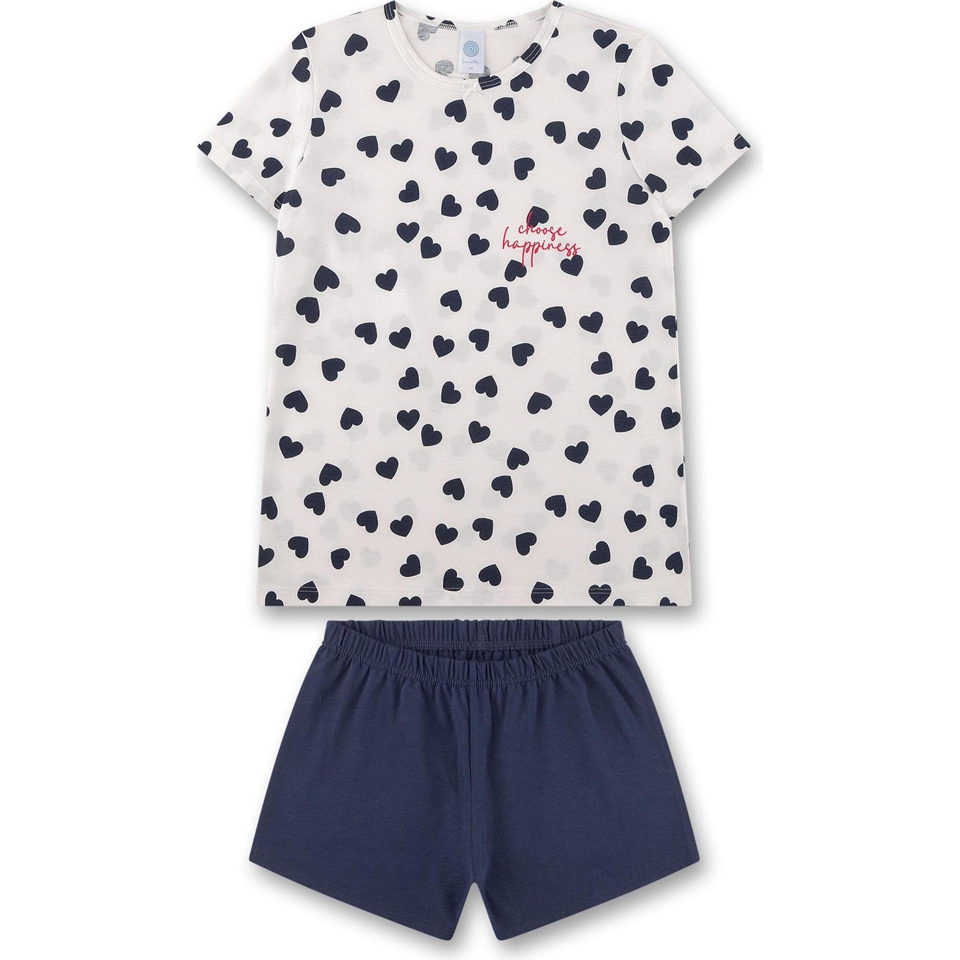 Sanetta, Mädchen, Pyjama, Pyjama Homewear Bequem sitzend, Mehrfarbig, (164)